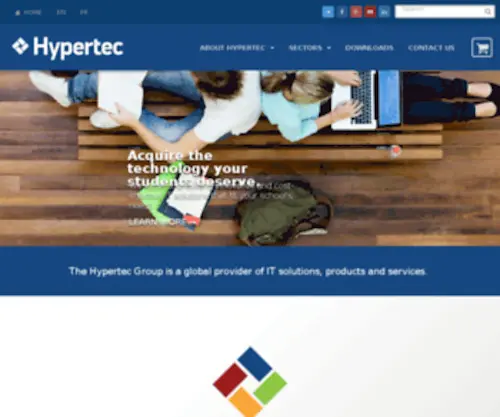 Hypertec.ca(Hardware, Software, IT Services, Business Continuity and more) Screenshot