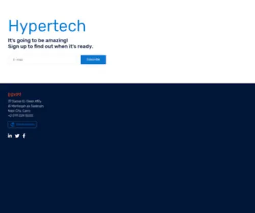 Hypertech.com.eg(Hypertech Integration Solutions) Screenshot