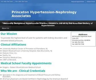 Hypertension-Nephrology.com(Princeton Hypertension) Screenshot