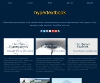 Hypertextbook.com(Free books to read and enjoy online. General interest hypertext) Screenshot