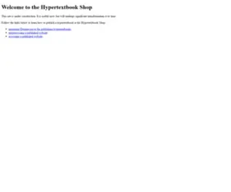 Hypertextbookshop.com(Hypertextbookshop) Screenshot