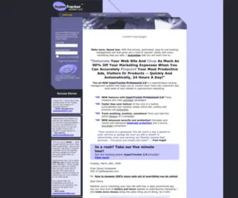 Hypertracker.com(Ad tracker) Screenshot