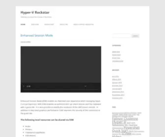 Hypervrockstar.com(Microsoft Azure Web App) Screenshot