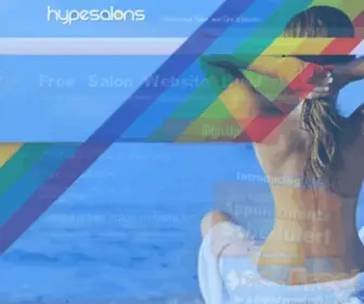Hypesalons.com(Build a Salon Website) Screenshot