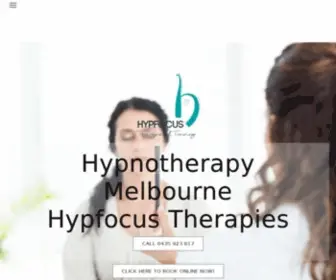 HYpfocus.com.au(Hypnotherapy Melbourne) Screenshot