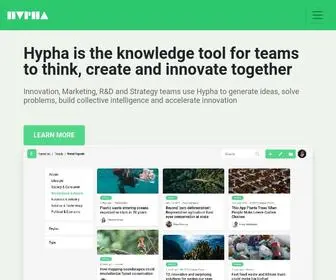 HYpha.cc(The strategic ideation solution) Screenshot