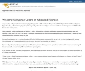 HYpnae.com(Hypnae Centre of Advanced Hypnosis) Screenshot