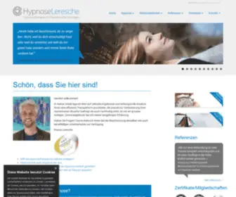 HYpnose-Leresche.ch(Hypnose, Hypnosetherapie und Systemische Therapie) Screenshot