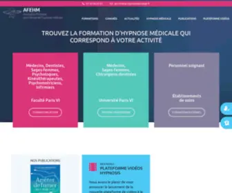 HYpnose-Medicale.com(AFEHM) Screenshot