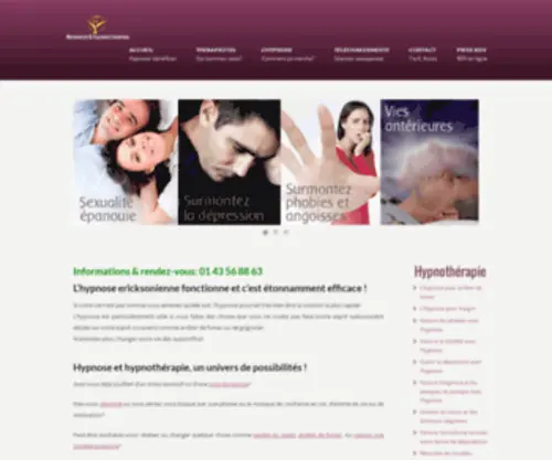 HYpnosetherapies.net(Accueil) Screenshot