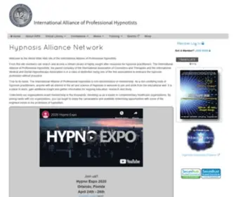 HYpnosisalliance.com(Hypnosis Alliance Network of hypnotist practitioners and professional) Screenshot