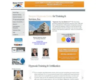HYpnosiscenter.com(Hypnosis and Hypnotherapy Training School) Screenshot