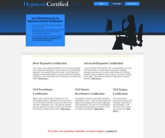 HYpnosiscertified.com(Program List) Screenshot