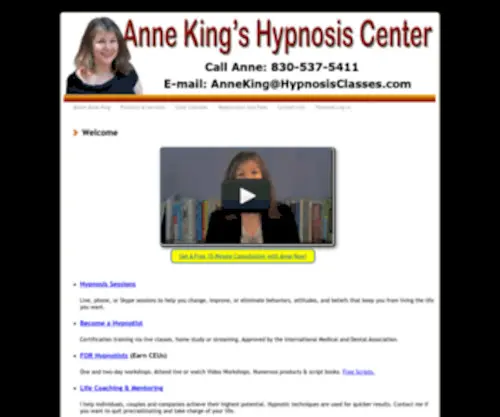 HYpnosisclasses.com(Anne King) Screenshot