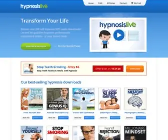 HYpnosislive.com(Hypnosis Live) Screenshot