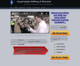 HYpnosiswithouttrance.com(Hypnosis Without Trance) Screenshot