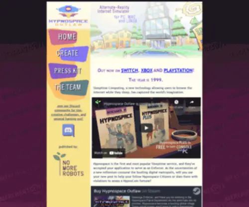 HYpnospace.net(Hypnospace Outlaw) Screenshot