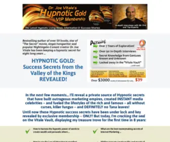 HYpnoticGold.com(Joe Vitale's Hypnotic Gold) Screenshot