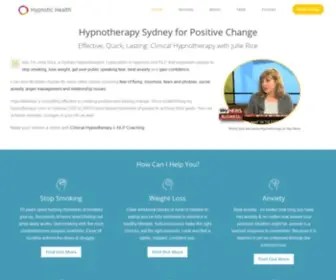 HYpnotichealth.com.au(Hypnotherapy Sydney) Screenshot