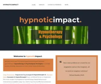 HYpnoticimpact.com.au(Hypnotherapy, Virtual Reality & Psychology) Screenshot