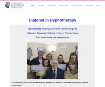 HYpnoticsolutions.org.uk(Hypnotherapy Training London) Screenshot