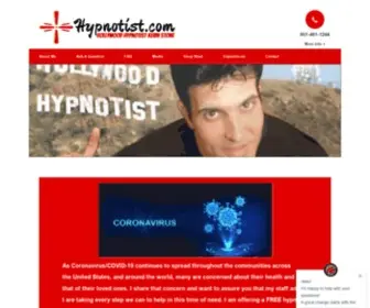 HYpnotist.com(Hollywood Hypnotist Official Site) Screenshot