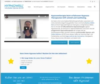 HYpnowell.ch(Hypnose-Therapie hilft Ihnen, Ihr Leben in kurzer Zeit zu verändern) Screenshot