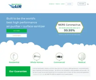 Hypoair.com(Hypoallergenic Air) Screenshot