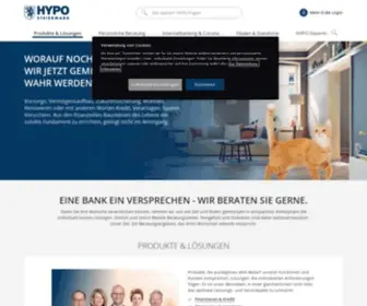 Hypobank.at(Produkte) Screenshot