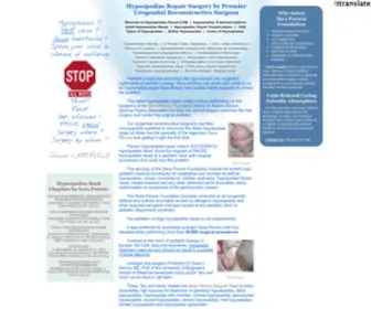 Hypospadias-Repair.com(Hypospadias Repair Surgery) Screenshot
