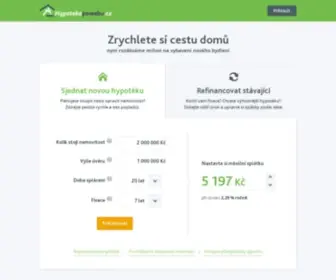 Hypotekapowebu.cz(Hypotéka online) Screenshot