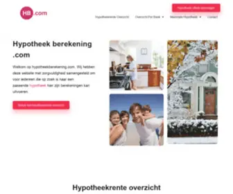 Hypotheekberekening.com(Hypotheek berekenen doe je met) Screenshot