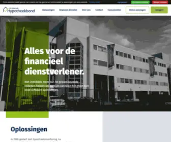 Hypotheekbond.nl(Alles voor de financieel dienstverlener) Screenshot