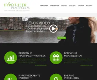 Hypotheekplatform.nl(Onafhankelijk hypotheekadvies Rotterdam) Screenshot