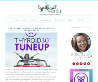 Hypothyroidchef.com(Thyroid-healthy Recipes & Lifestyle) Screenshot