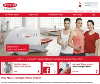 Hypoxi.com(Design your body) Screenshot