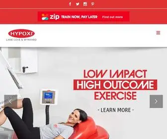 Hypoxilanecove.com.au(Hypoxi Sydney) Screenshot