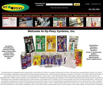 Hypoxy.com(Hy-Poxy Systems) Screenshot