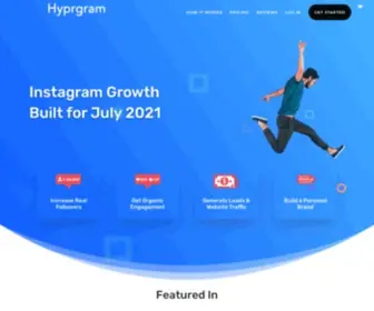 HYPRgram.com(Gain Real Instagram Followers) Screenshot