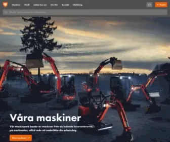 Hyreslandslaget.se(Maskinuthyrning) Screenshot