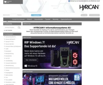 Hyrican-Shop.de(Hyrican® Online) Screenshot