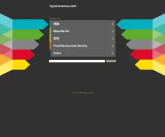 Hysanavenue.com(hysanavenue) Screenshot