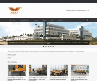 HYSdfurniture.com(Hongye Shengda Office Furniture Manufacturer) Screenshot