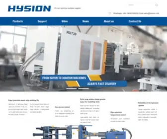 Hysion-IMM.com(Hysion Machinery) Screenshot