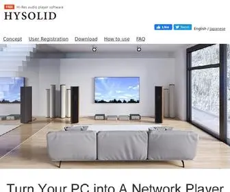 Hysolid.com(HYSOLID is a player software) Screenshot