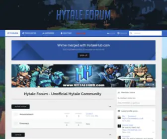 Hytale-Forum.org(Hytale Forum) Screenshot