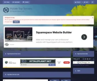 Hytale-Top-Servers.net(Hytale Top Servers) Screenshot