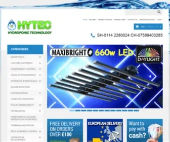 Hytechydroponics.com(Hytec Hydroponics) Screenshot