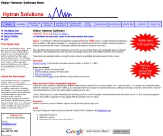 HYtran.net(Waterhammer software for Windows from Hytran Solutions) Screenshot