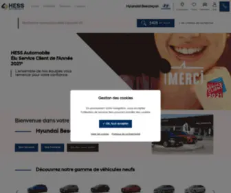 Hyundai-Besancon.fr(Hyundai Besançon) Screenshot